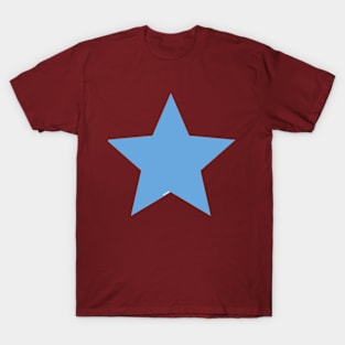 XHOZUCAN | STAR | cyan T-Shirt